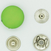 Кнопка Альфа 15мм сталь с пластик.шляпкой (уп.720шт.)